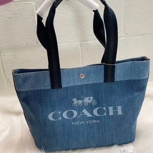 Coach Denim Tote